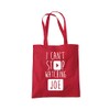 I Can't Stop Watching Joe Tote Bag - red One
