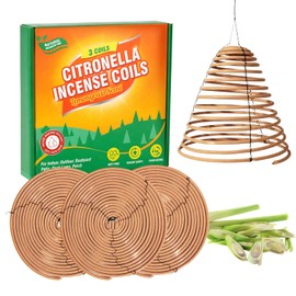Hanging Citronella Coils,Citronella Incense Coils 3 Pack