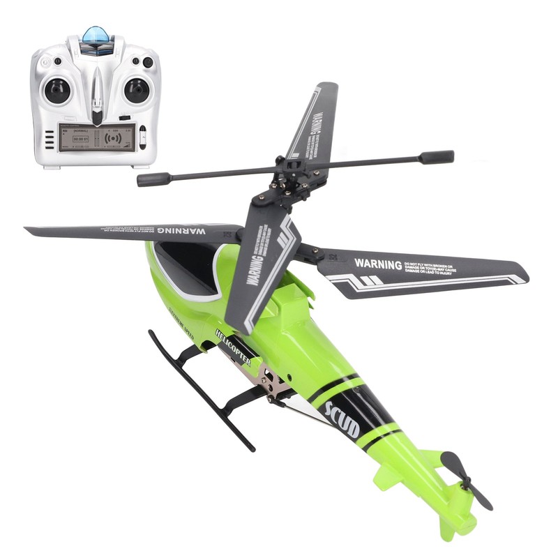 Remote Control Helicopter 2.4G Fixed Height Green Plastic Mini RC