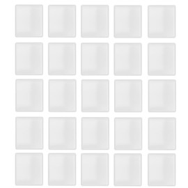 SEWACC 50 Pcs Accesorios De Acuarela Medias Sartenes De Pintura Acrílica Medias Sartenes Vacía Pintura De Media Cacerola De Acuarela Kit De Parto Enrejado Bandeja Cuadrada Viajar