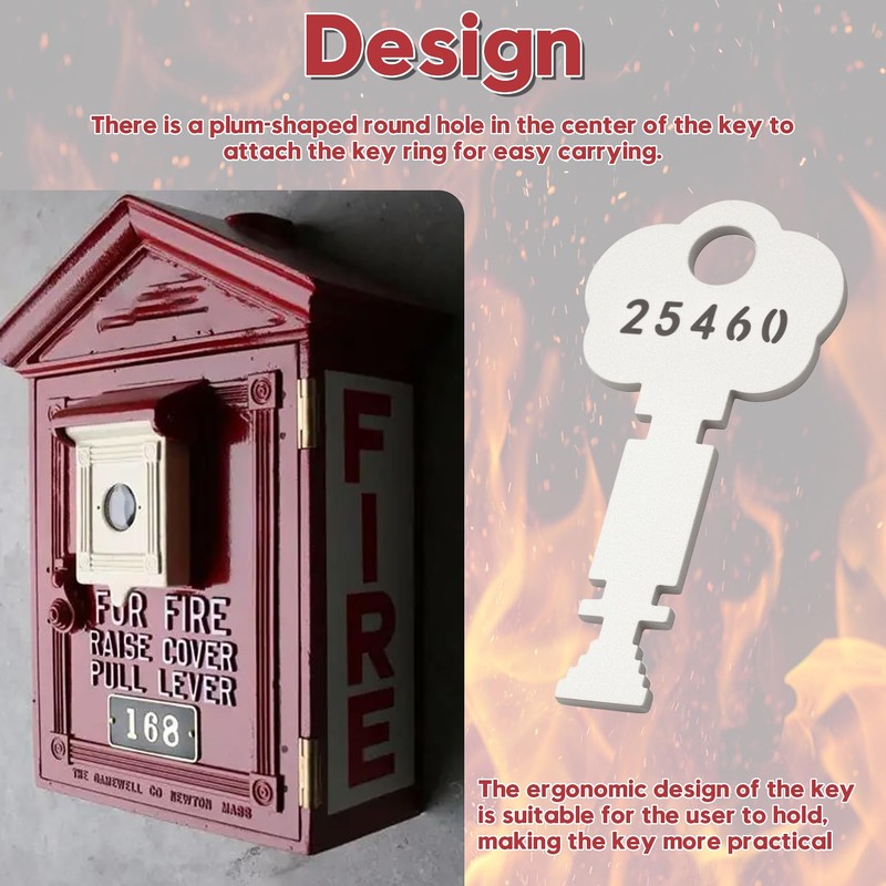 Honkador 25460 Fire Alarm Panel Key,Fire Alarm Box Key for