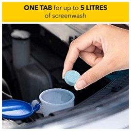 AA Car Essentials - 4 x All Seasons Screenwash Tablets - makes up to 20 litres - Effective to -4C - Save on Plastics