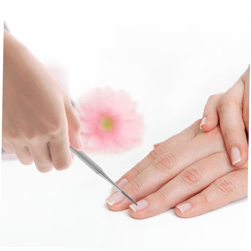 WOONEKY 3pcs Toenail File Tool Professional Nail Cleaning Instrument Double-ended