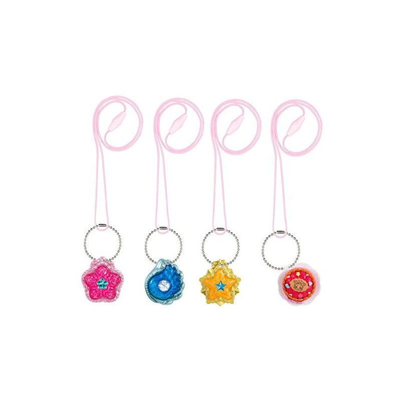 Hugtto! Pretty Cure Mirai Crystal Charm Necklace 2 (Complete Set