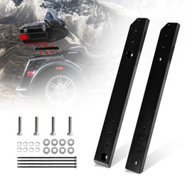 Hutexico Tour Pack Relocator Kit for Harley Adjustable 1''-3'' Trunk Luggage Extend Plate Rack Relocation Kit for Touring Road King Electra Street Road Glides Trikes Glide (2009-2013)