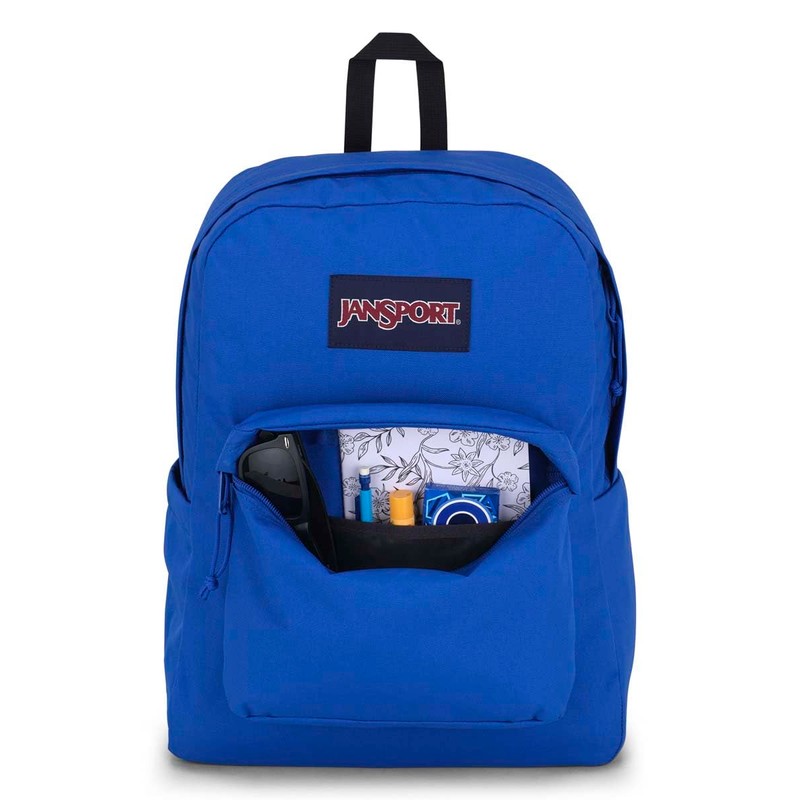 JanSport Superbreak Plus Backpack, Blue Iolite, One Size, Superbreak Plus