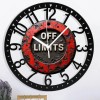 25cm Circular Iron Wall Clock with "Established Since [Year]" Textsheet