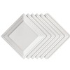 Wareland Embossed Ceramic Appetizer & Dessert Plates - Set of