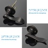 Gobrico 6 Pack Oil Rubbed Bronze Privacy Door Levers for