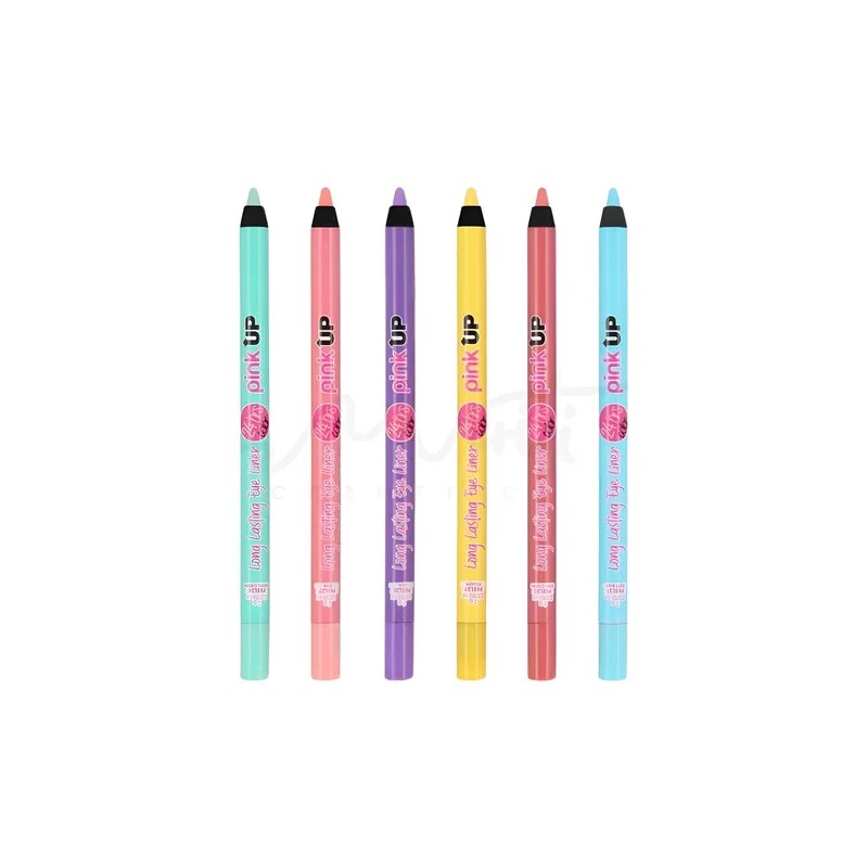 Kit Delineadores Pink Up Long Lasting Eye Liner 24hrs 6pz