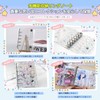SONGSONG Transparent Girl 5 Hole Clear Binder, Removable Seal, Sticker