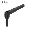 sourcing map 8pcs Adjustable Clamping Lever Handles M8 x 25mm