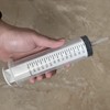 2 Pack 150ml/cc Large Syringe , Individually Sealed Plastic Liquid