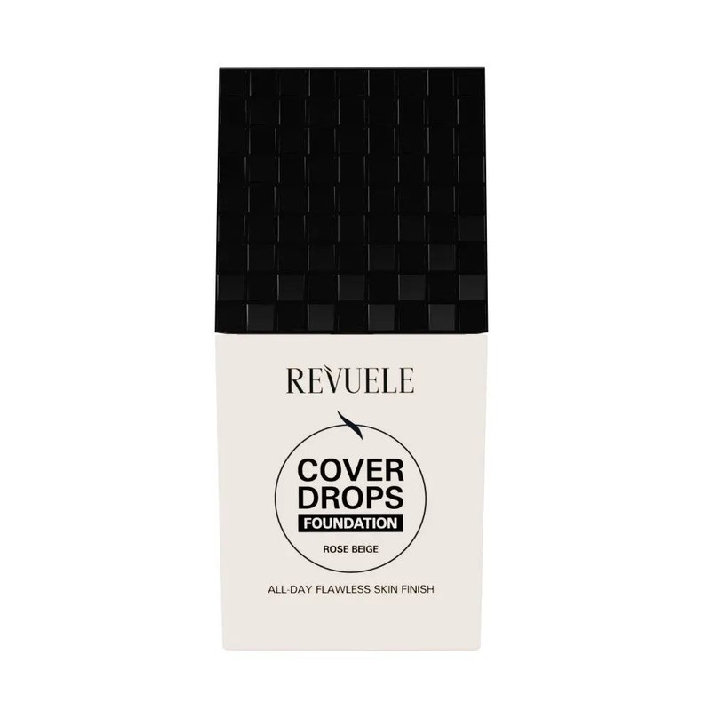 Revuele Cover Drops Foundation, Rose Beige - Lichte huid met