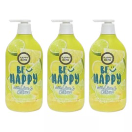 Happybath 해피바스 스마일 바디워시900g 유자 라임 3개 Happybath Smile Body Wash 900g Yuzu Lime 3pcs