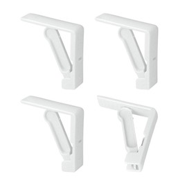 Metaltex 254508 White Plastic Tablecloth Clips x 4