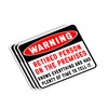 (3pcs) Warning Retired Person On The Premises Sticker Funny Sayings
