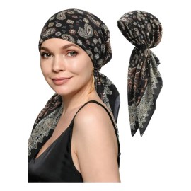 Turbante Oncológico Para Caída De Cabello Mujer