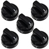 ZNTVW WB03X24759 Range Surface Burner Knob Gas Control Assembly Black