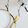 Tablecloth White and Black Middle Runner Modern Tablecloths with Marble