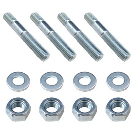 4 PCS/SET Carburetor Carb Studs Bright Zinc Plated 5/16" x2" Carburetor Studs Fits for Holley Edelbrock Barry Grant Demon Quick Fuel