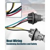 TIKSCIENCE Tail Light Socket Wire Harness Fit for Kia Forte