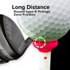 BIRDIE79 Big Easy Golf Tees with Magnetic Tee Keeper, Adjustable