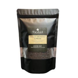 English Breakfast Loose Leaf Tea – Strong Whole Leaf Black Tea Blend of Assam, Kenyan & Ceylon – 200g by Twyford Tea Company