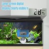 Tank Thermograph Aquarium,Accurate Digital Aquarium Temperature Meter - LCD Display