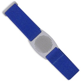 Diasticker® Freestyle Libre 2 – Fixation Strap | Flexible – Waterproof – Strong Hold | Sensor Protection, Fixation for Freestyle Libre Sensor | Grid: White (Large: 35-45 cm, Royal Blue)