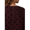Thakoon Collective Rent the Runway Pre-Loved Polka Dot Pullover, Burgundy,