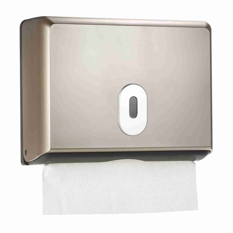 Wall-mounted Bathroom Tissue Dispenser Tissue Box Holder for Multifold Paper