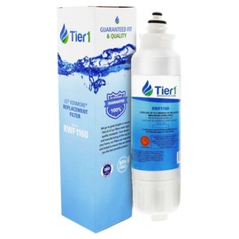 Tier1 ADQ73613401 Refrigerator Water Filter | Replacement for LG LT800P, ADQ73613402, Kenmore 9490, 46-9490, 469490, ADQ73613408, DWF-35, Fridge Filter
