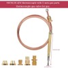 FIND A SPARE Universal 600mm Copper Gas Thermocouple Kit –
