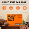 Beast Mode Soap for Men, Paleo Pine, 2-Bar Pack –