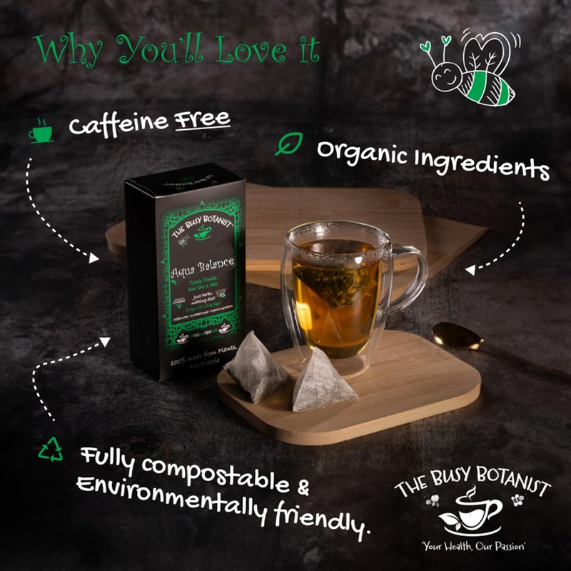 Aqua Balance Herbal Tea with Nettle Leaf, Dandelion Leaf and