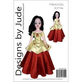 Designs by Jude Memories Printed Sewing Pattern for 21" Cissy Madame Alexander Dolls