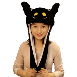 Moerstar Ear Picopico Halloween Cosplay, Cute, Pumpkin, Bat Ghost, Ghost, Funny, Ears Movable Hat, Easy to Use, Headwear, Costume, Party, Birthday Gift, Event, Video Broadcast, Photography, Instagram