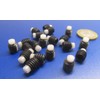 Black Oxide Finish Alloy Steel Nylon Tip Set Screw 5/16"-18