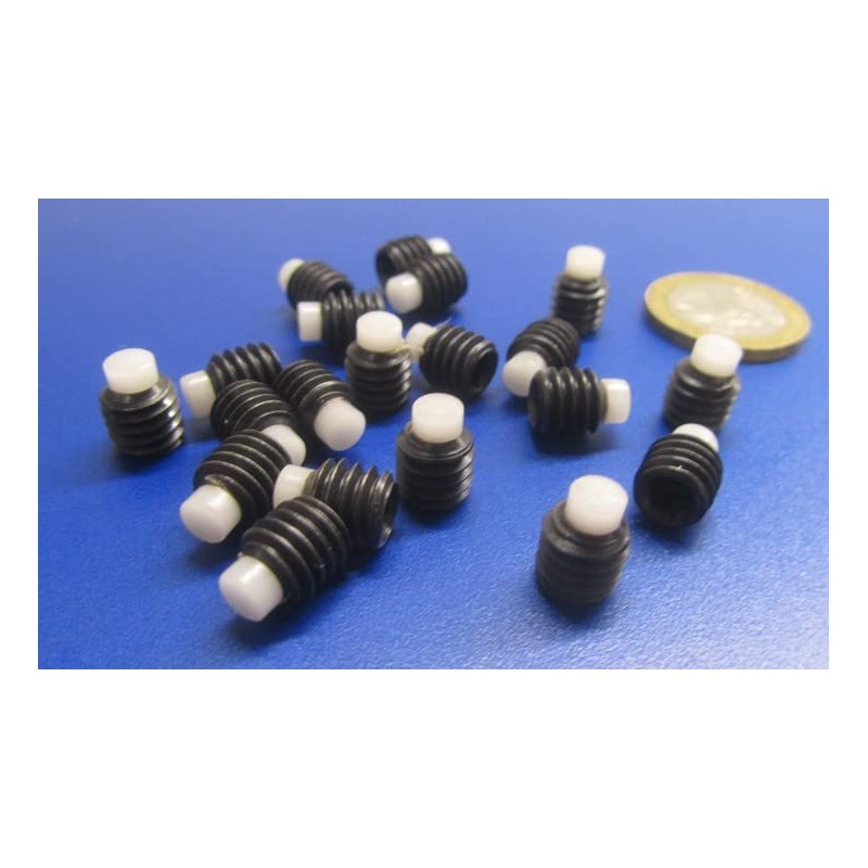 Black Oxide Finish Alloy Steel Nylon Tip Set Screw 5/16"-18