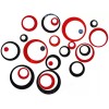 TechMel Sticker 3d Para Pared Elegantes Circulos Acrilico Set De