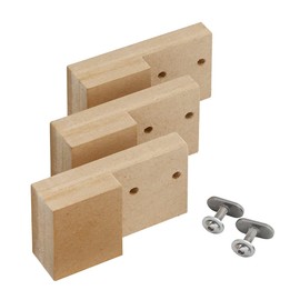 Woodpeckers StealthStop Zero Clearance Sacrificial End Blocks, 3 Pack [For StealthStop Miter Gauge Fence]