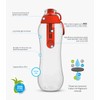 Dafi Filtering Water Bottle, BPA-Free plastic reusable water bottle, replaceable