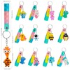 28 Pop Fidget Toy with Cartoon Keyring Party Bag Children's