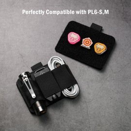VIPERADE PL6 EDC Elastic Organiser Holder,Modular Organiser,EDC Insert Pouch Panel Hook Backed Accessories Holder,EDC Organizer Attachment for Backpack,Tactical Vest,EDC Bag