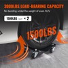 VEVOR 2 PCS 3000LB Car Dolly Wheel Tire Dolly Heavy
