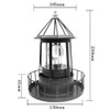 LED Solar Rotating Lighthouse Light Solar Garden Lights Outdoor Garden