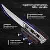 SIXILANG Steak Knives Set of 6 Piece - Sharp Stainless