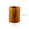 arufakkusu Toothpick Holder Wood Grain Diameter 3.5 × 4.5 cm 切立 Toothpick