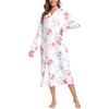 Vlazom Women's Long Nightgown Soft Baggy Nightdress Plus Size Nightshirt